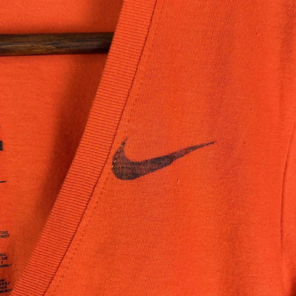 Oklahoma State Cowboys Nike Women's V Neck XL Slim Fit Short Sleeve Shirt